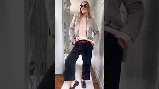 Casual Chic Look With Chunky Loafers And Beige Sweater #fashiontrends #streetstyle #denimstyle #ootd