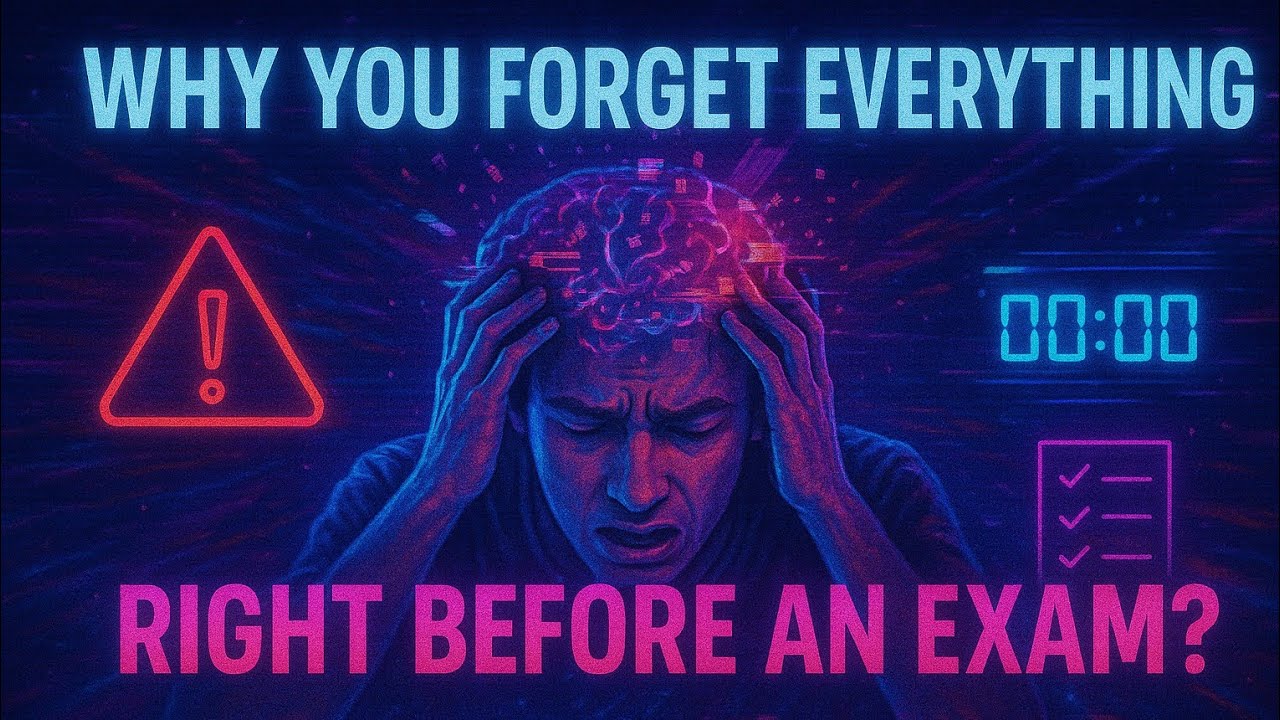 WHY YOU FORGET EVERYTHING BEFORE EXAMS! (Shocking Brain Science & How ...