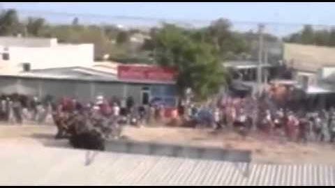 Bạo động trên QL1, Bình Thuận ngày 15/4/2015 - Toàn cảnh