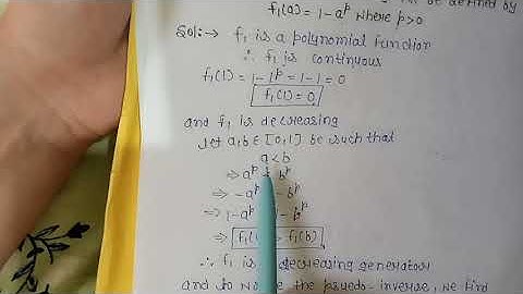 psuedo-inverse functions in Fuzzy Set lecture 35