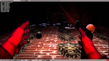 Six-axis controller Demo (Razer Hydra) using the Blender Game Engine