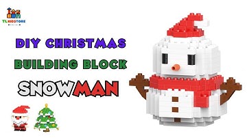 Detailed Instructions | DIY Christmas Building Block Set - SNOWMAN (W1405, W1507-05)