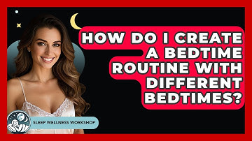 How Do I Create A Bedtime Routine With Different Bedtimes? - Sleep Wellness Workshop