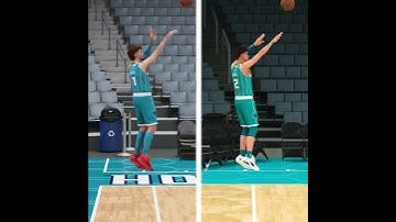 LaMelo Ball, 3pt Shot - NBA 2K23 vs NBA 2K21
