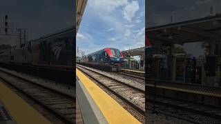AMTRACK Train Passing Sand Lake Road Station USA 🇺🇸