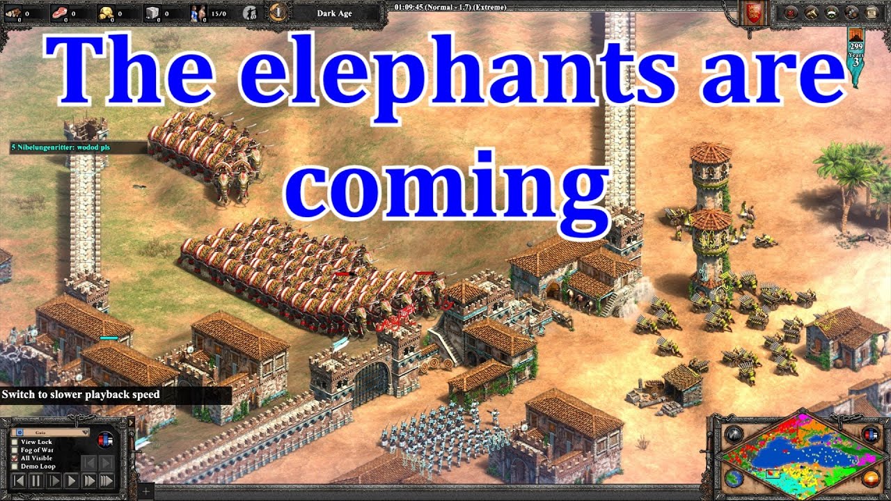The Elephants are Coming: Memorable Age of Empires 2 Game #2