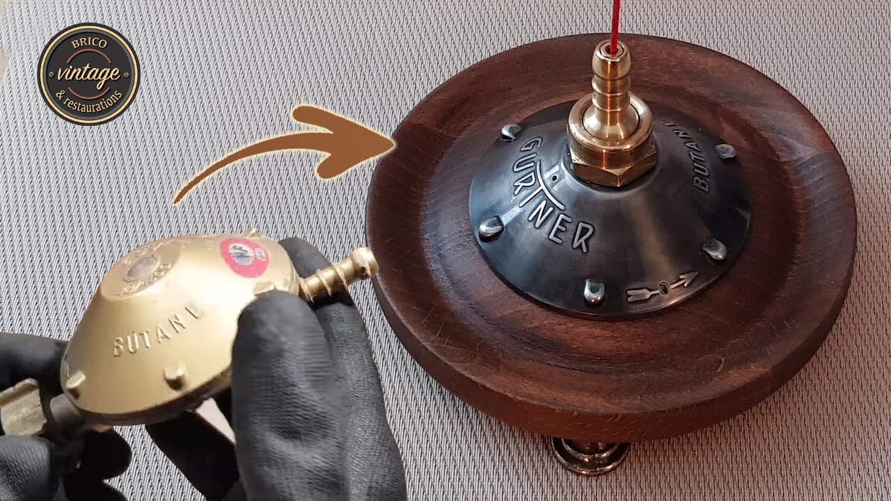 Steampunk incense holder - Porte encens steampunk industriel