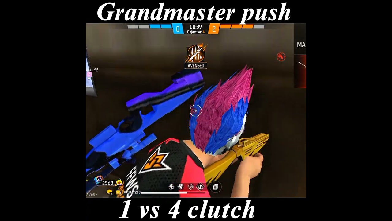 1 vs 4 grandmaster push hard lobby 