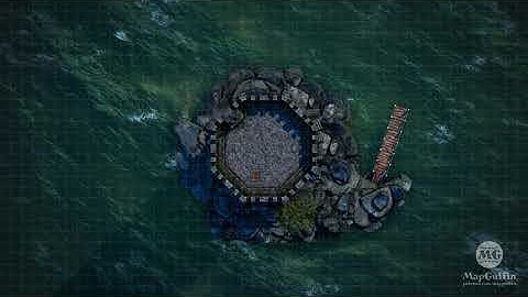 MapGuffin - Sodden Spire - Roof - Animated Battlemap