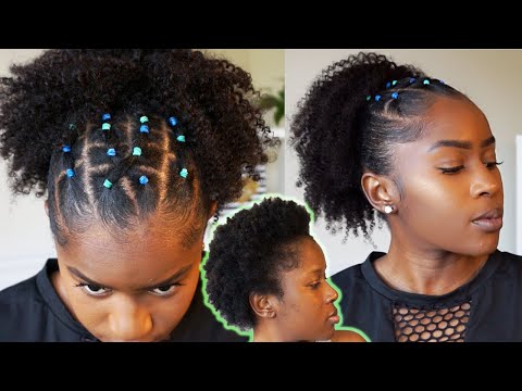 rubber-band-ponytail-on-short-4c-natural-hair!!!-hour-or-less-hairstyle!!!amazingbeautyhair|mona-b.