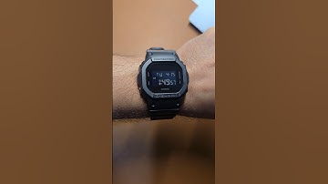 Casio G-Shock DW 5600 BB | Negative Display | Wrist Roll #casio #gshock #casiowatch #negativedisplay