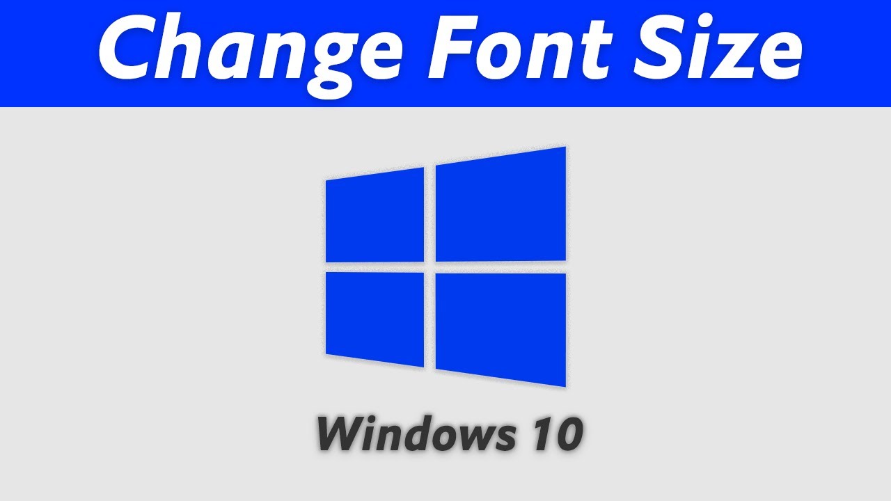 how to change size of type on computer screen