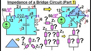 electrical engineering: ch 10 alternating voltages & phasors (45 of 82) z=? bridge circuit ex. 1-1