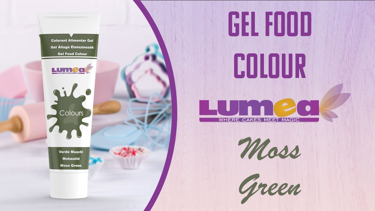 Lumea gel food colour Moss Green, 30g