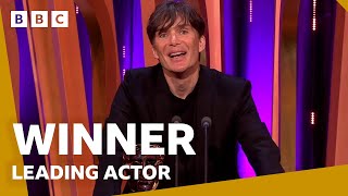 Cillian Murphy wins Leading Actor 🤩 | BAFTA Film Awards 2024 - BBC image