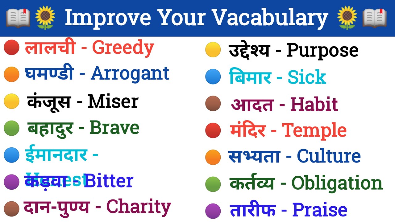 Improve Your Vacabulary English Word Meaning With Hindi Meaning improve-your-vacabulary-english-word-meaning-with-hindi-meaning