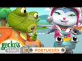 Moto desgovernada 😮 Garagem do Gecko em Português | Desenhos Animados em Português