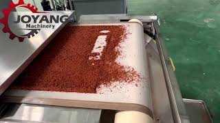Industrial Microwave Drying Sterilization Machine for Spices Chili Powder