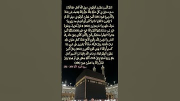 سورة البقرة     الآية  260 -  265 #المصحف #قرآن_كريم