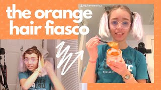 the orange hair dye fiasco