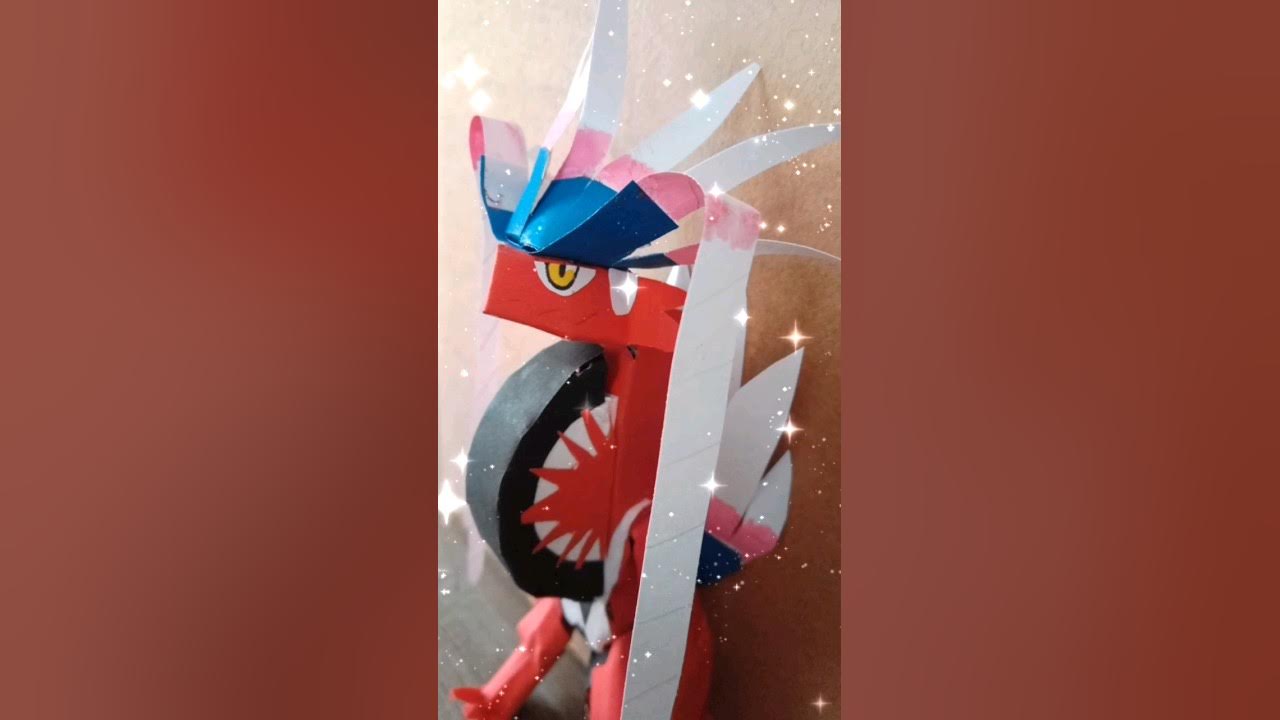 Pixel Papercraft - Koraidon (Pokemon Scarlet)