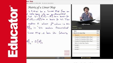 Matrix of a Linear Map