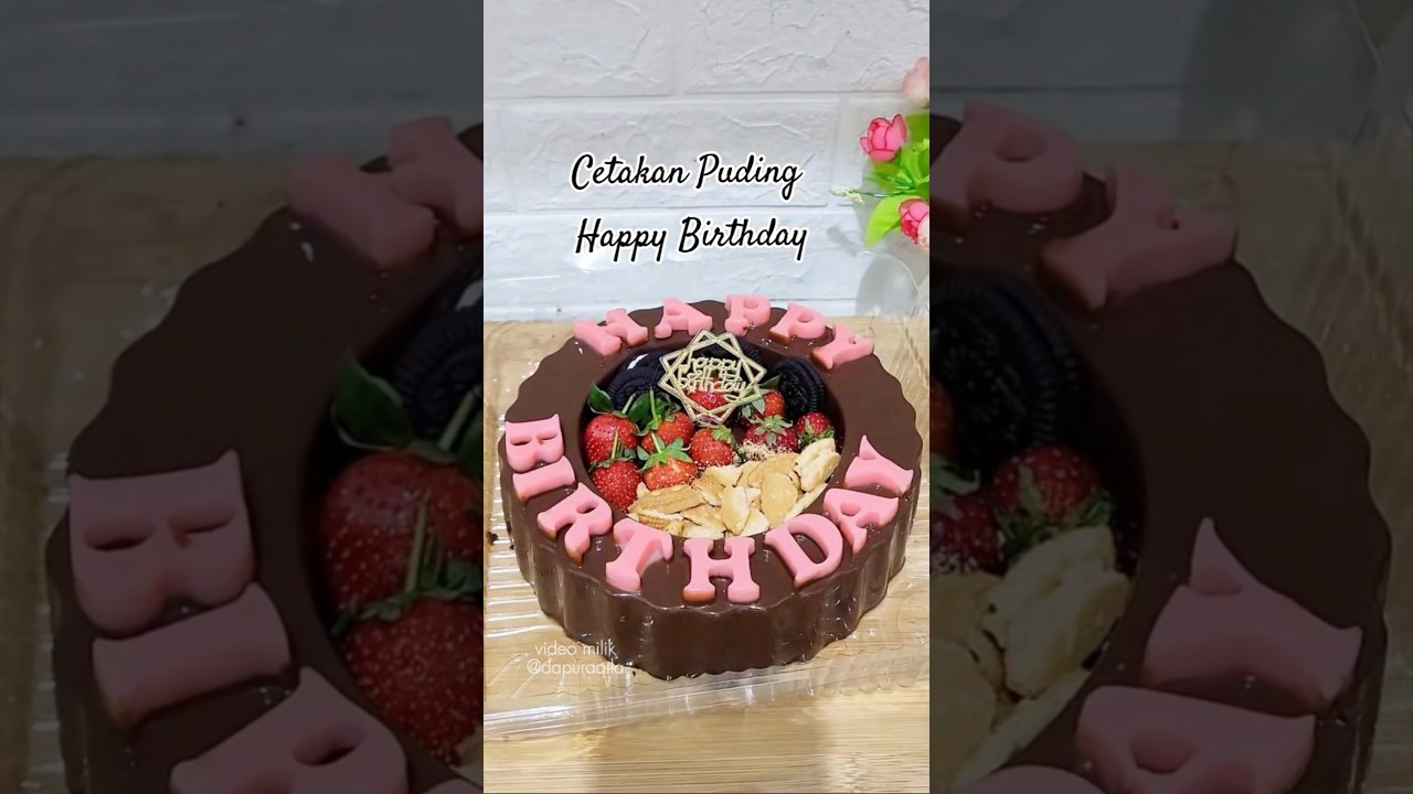 Cetakan Puding Happy Birthday 