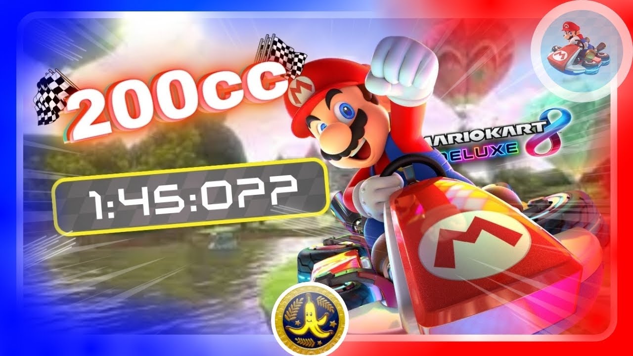 ⌚MARIO KART 8 DELUXE | Time trials | (Autodrome Royal) 200cc