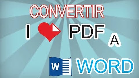 Comvertir PDF A (WORD, EXCEL, POWER POINT) FACIL Y RÁPIDO SIN PROGRAMAS 2020