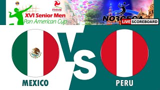 Mexico vs Peru | 2023 Senior Mens Volleyball Pan American Cup LIVE Score