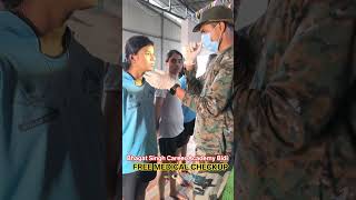 FREE MEDICAL CHECKUP SSC GD WMP NEW BATCH START ✅⚔️#armylife #viralshorts #indianews #jobs #