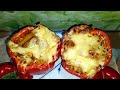 #trailer  Italian pasta stuff inside Bell pepper