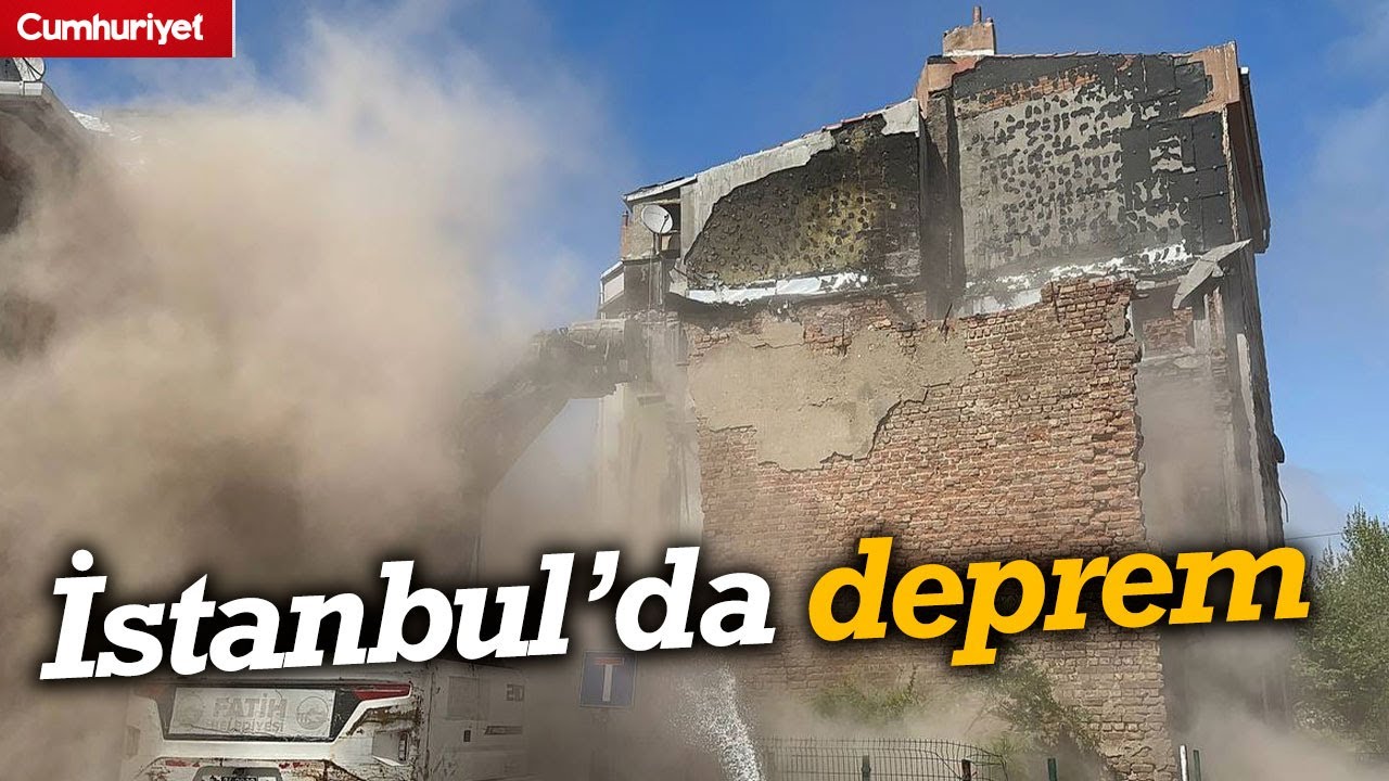 Son Dakika... İstanbul'da 6.2 büyüklüğünde deprem!