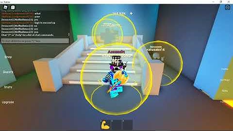 showing my stats on super power fighting simulator