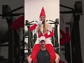 Christmas at the gym (in July). #evansville #newburgh #elfontheshelf #gymshorts #christmas2023