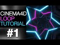 C4D ABSTRACT LOOP TUTORIAL #1 (CINEMA 4D TUTORIAL)