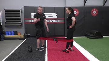 NT Loop Partner Calf-Resisted Squat - Partner Band Exercise for Quads