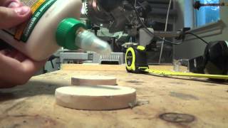 Making A Displacer Cylinder Out Of Balsa Wood With My Scroll Saw