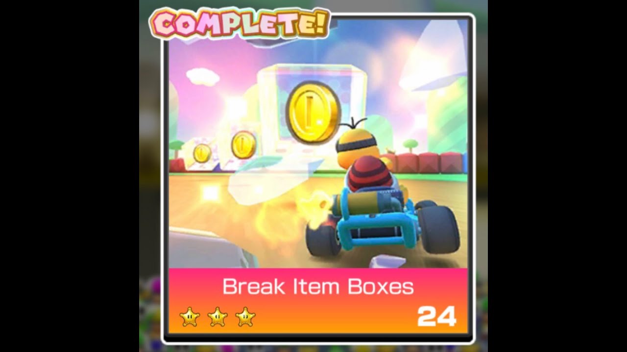 Mario Kart Tour - Break Item Boxes