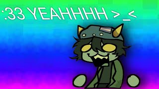 :33 PURRTY IN MY TUMMY!1! // og meme/ Homestuck Nepeta Leijon