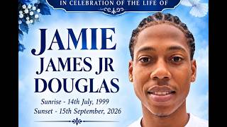 Details 🔴 LIVE | Celebrating the life of  Jamie James JR Douglas- Zion Moravian Church Update