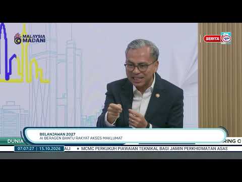 15 OKT 2026 - BPG - BELANJAWAN 2027 : AI BERAGEN BANTU RAKYAT AKSES MAKLUMAT