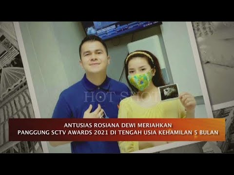 Antusias Rosiana Dewi Meriahkan Panggung SCTV Awards 2021 | Hot Shot