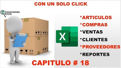 Registrar Datos 2 FORMULARIOS 1 CLICK Cómo CREAR CONTROL de INVENTARIOS en EXCEL desde CERO CAP18