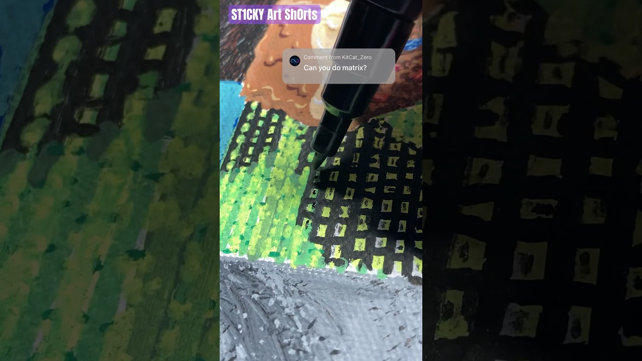 Drawing Mario in 100 Styles (Matrix) With Posca Markers 