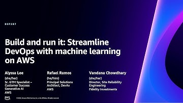 AWS re:Invent 2023 - Build and run it: Streamline DevOps with machine learning on AWS (DOP207)