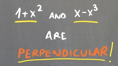 When are two polynomials "orthogonal"?