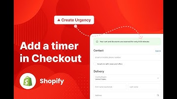 How to add a countdown timer in shopify checkout