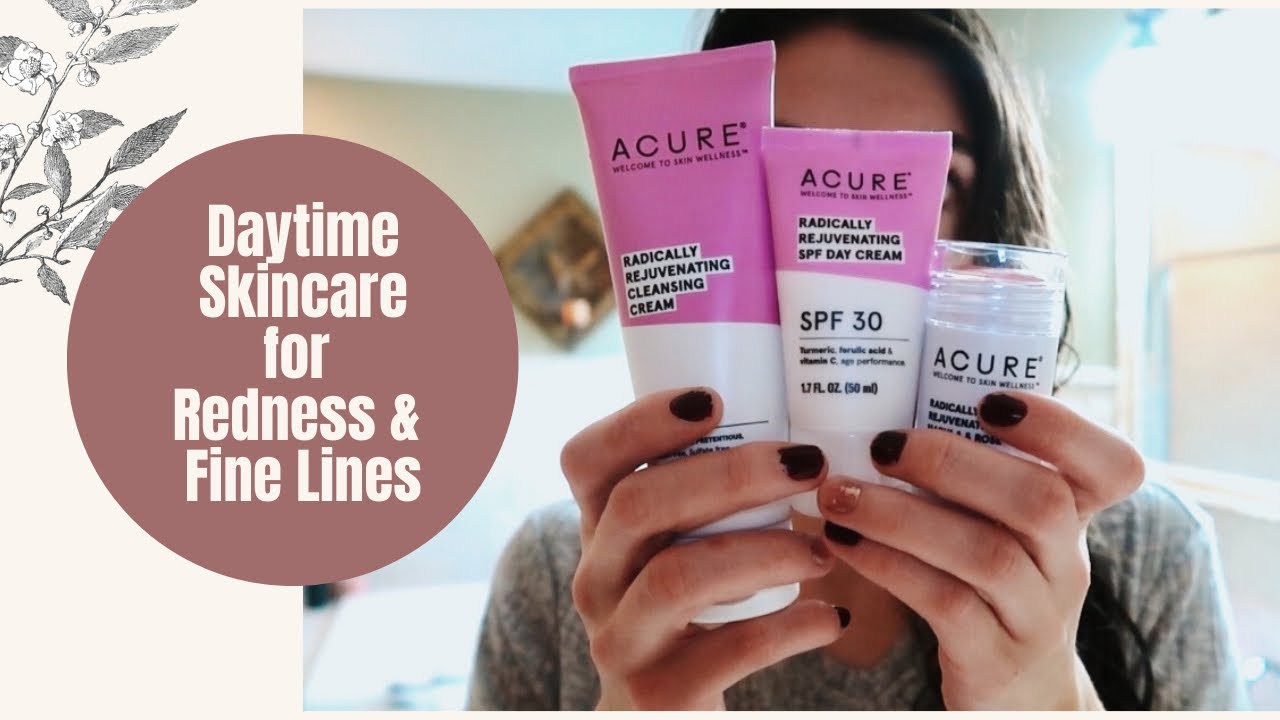 Acure Skincare Routine for SENSITIVE, Dry Skin + Fine Lines! YouTube
