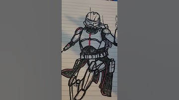 Drawing Echo from the bad batch #badbatch #art